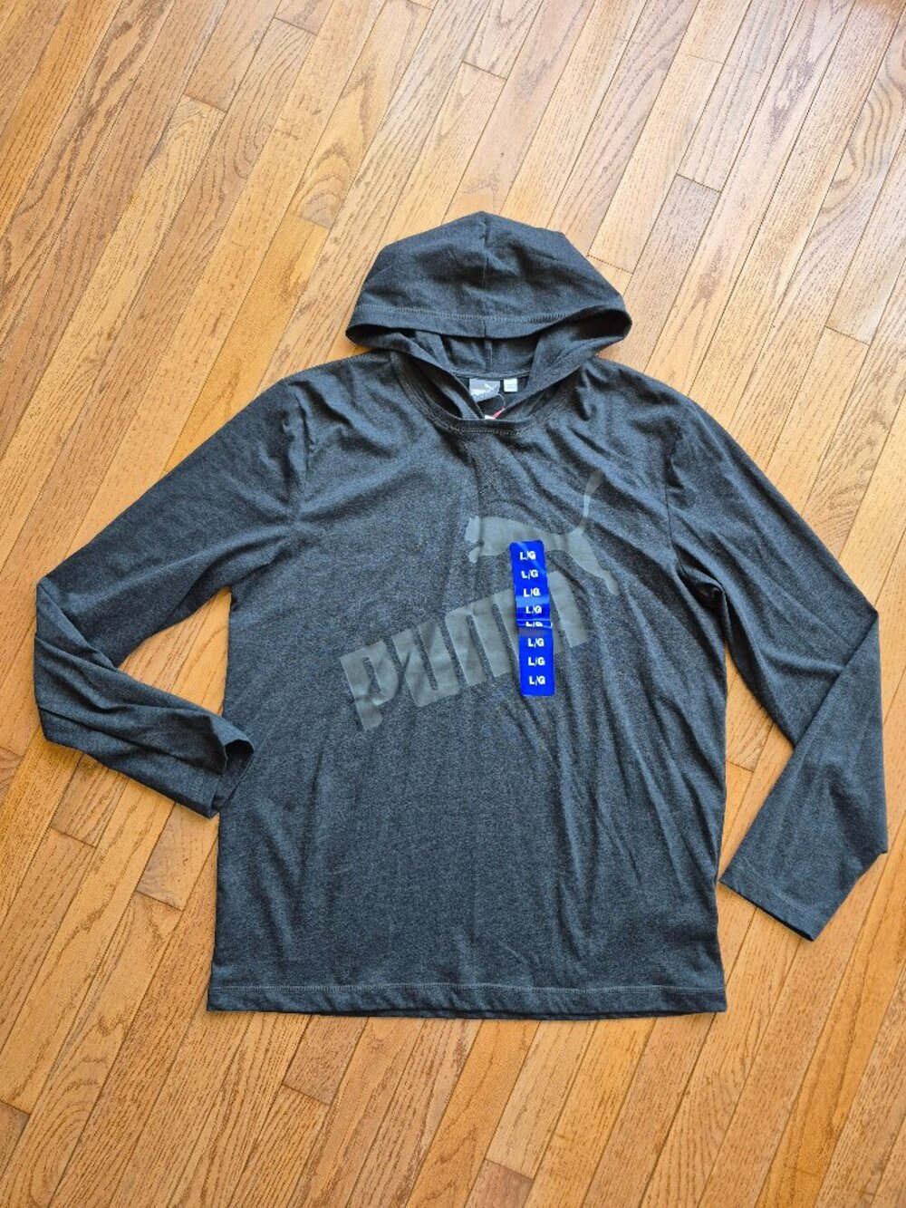 PUMA Long Sleeve T-Shirt With Hoodie L